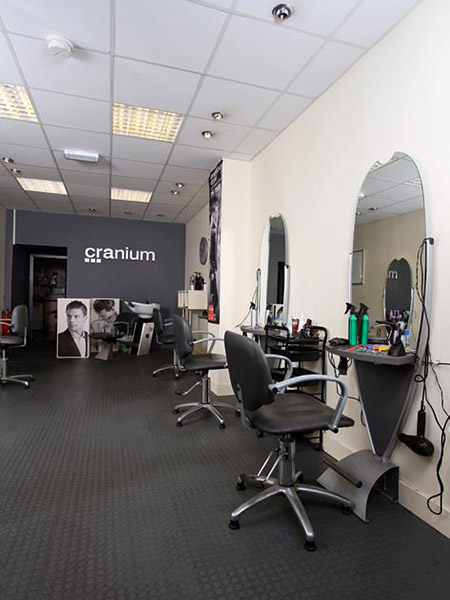 Inside Cranium barbers